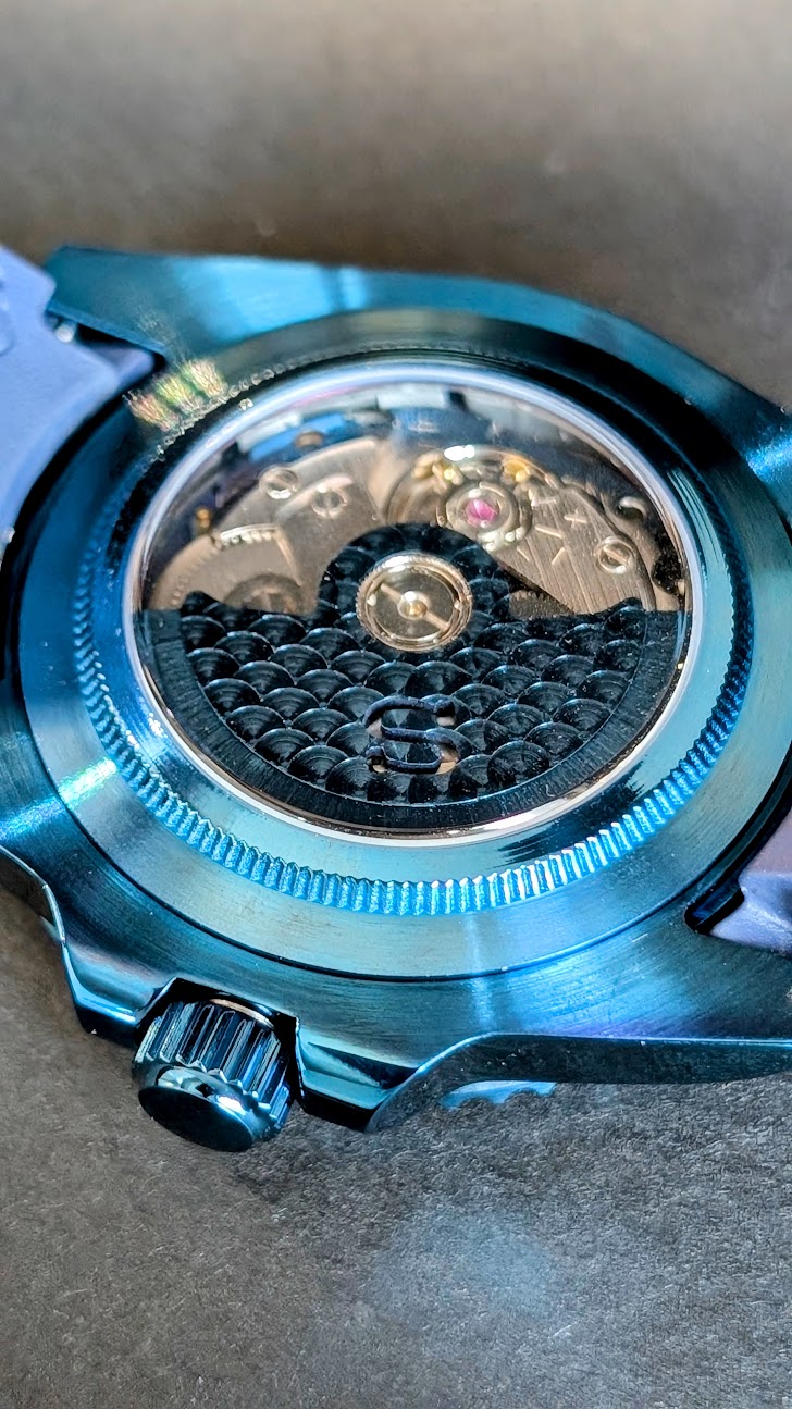 Zero Ops Ice Blue automatic watch