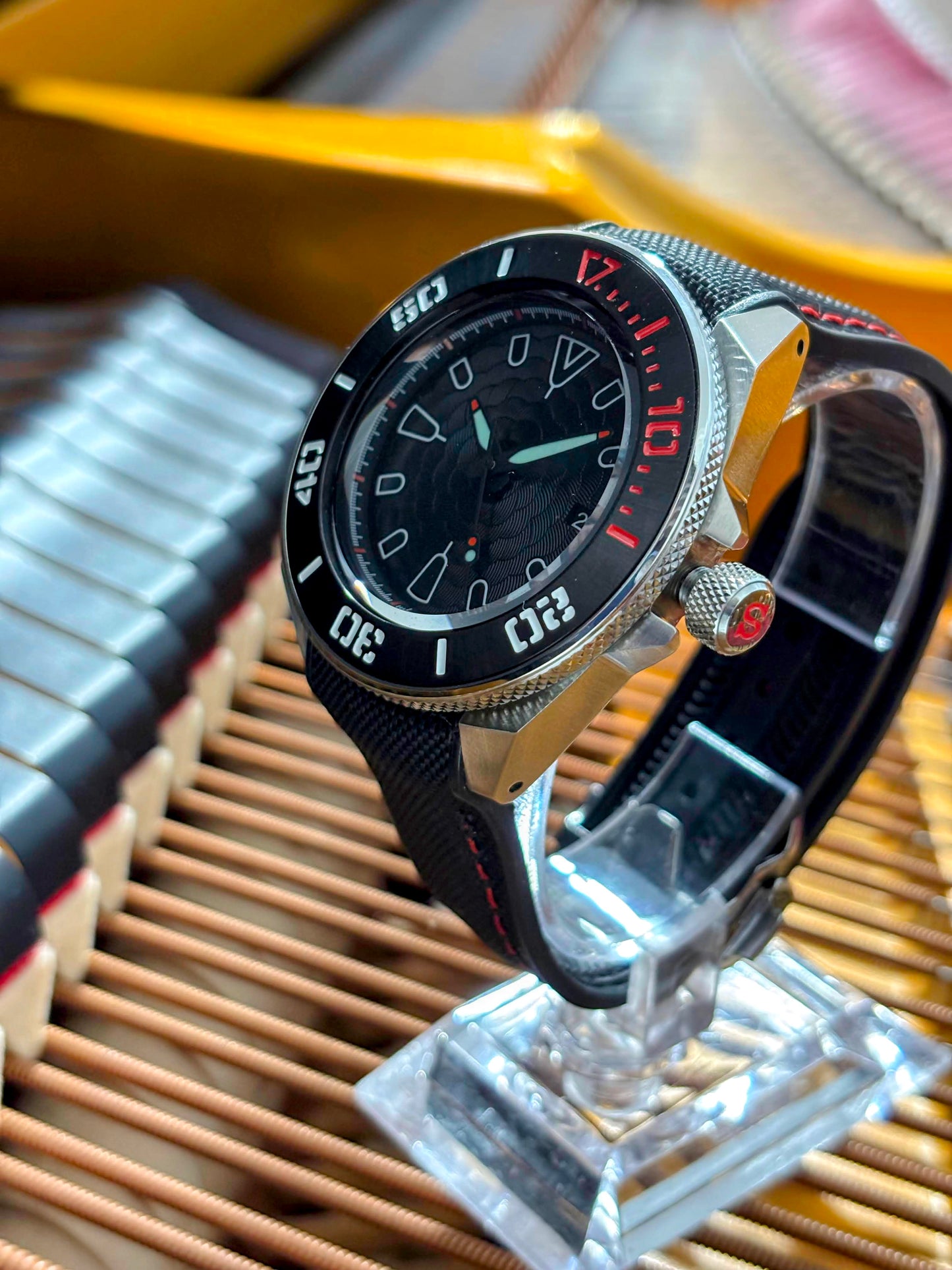 Black Lotus Samurai automatic watch