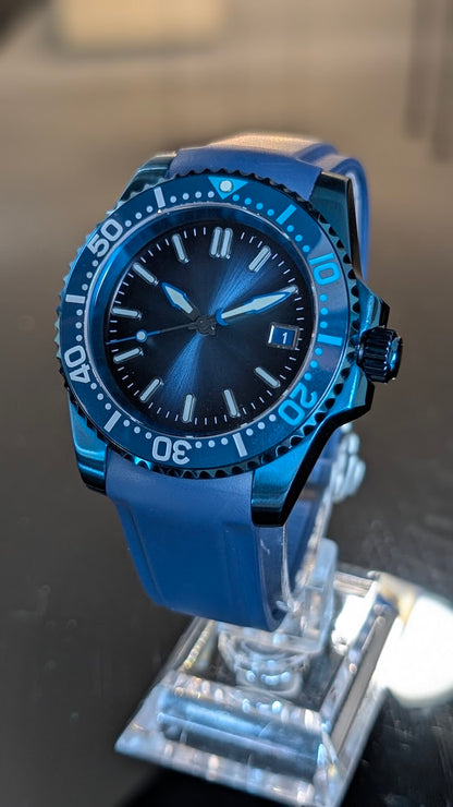 Zero Ops Ice Blue automatic watch