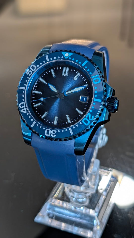 Zero Ops Ice Blue automatic watch