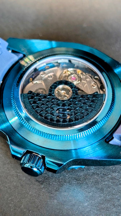 Zero Ops Ice Blue automatic watch